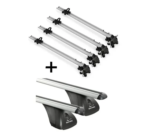 Fahrradträger Bike Pro Set für Opel Zafira Cosmo 2007-2011 - Fahrradträger Set für Opel Zafira Cosmo 5 Türer, inkl. 4 Aluminium Fahrradträger und Dachträger - ideal für alle Fahrradtypen und sorgt für mehr Platz im Innenraum.