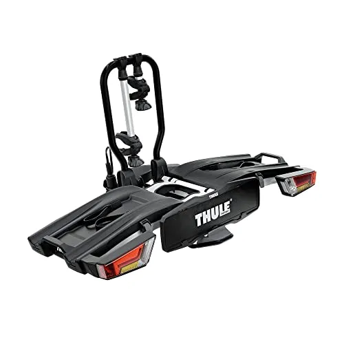 Thule EasyFold XT Fahrradträger - Für Anhängerkupplung, transportiert 2 Fahrräder bis 30 kg pro Stück, ideal für E-Bikes und Fatbikes