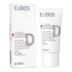 Eubos Diabetes Haut Gesicht Creme - Medizinische Körperpflege für diabetische Haut, revitalisiert und spendet intensive Feuchtigkeit für ein jugendlicheres Aussehen. Empfohlen von Diabetologen, ohne Mikroplastik.