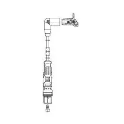 Bremi Zündleitung 6A98E54 - Hochwertige Zündleitung für zuverlässige Zündung, ideal für verschiedene Fahrzeugtypen und sorgt für optimale Motorleistung.