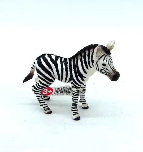 Schleich 14811 Zebra Fohlen Wild Life Wildtiere ca. 7,5 cm NEU New mit Fähnchen
