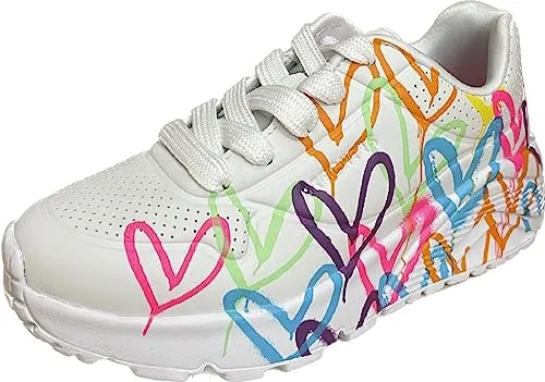 Skechers UNO LITE Spread The Unisex Sneaker - Sneaker für Jungen und Mädchen mit luftgekühlter Komfort-Einlegesohle aus Memory-Schaum, ideal für Freizeit und Alltag.