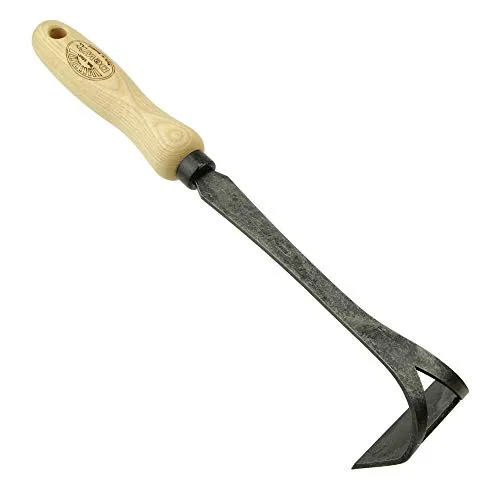 DeWit Handhacke 31 cm I Profi Gartenhacke aus Borstahl I Premium Garten-Zubehör zum Unkraut entfernen & kultivieren I Handgemachtes Gartenwerkzeug in Bester Qualität I Garden Tools – Made in Holland