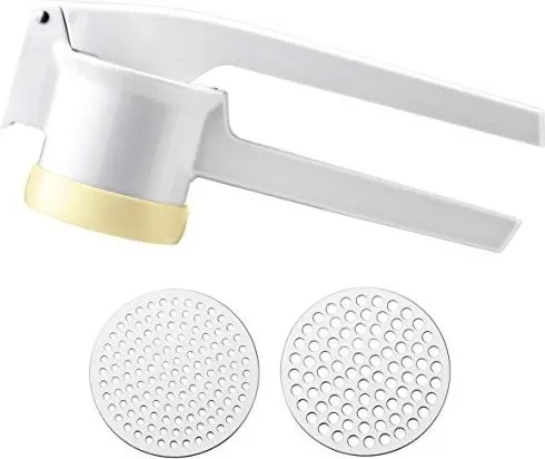Tescoma Kartoffel- und Spätzlepresse HANDY - Kartoffelpressen & Spätzlepressen, müheloses Pressen von Kartoffeln und Teig für perfekte Spätzle, einfach zu bedienen und spülmaschinenfest.