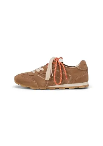 Sneaker MARC O'POLO "FABIANA" für Damen in Sand - Elegante Casual-Sneaker aus Veloursleder mit atmungsaktivem Innenmaterial und gepolsterter Memory Foam Innensohle für optimalen Komfort im Alltag.