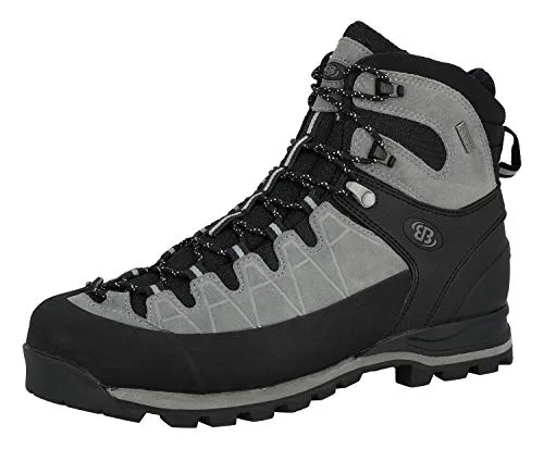 Brütting Mount Tasman Unisex Outdoor- & Trekkingschuh, Grau/Schwarz, 45 EU - Wanderschuhe mit strapazierfähigem Polyester-Obermaterial, ideal für anspruchsvolle Outdoor-Abenteuer und Trekkingtouren.