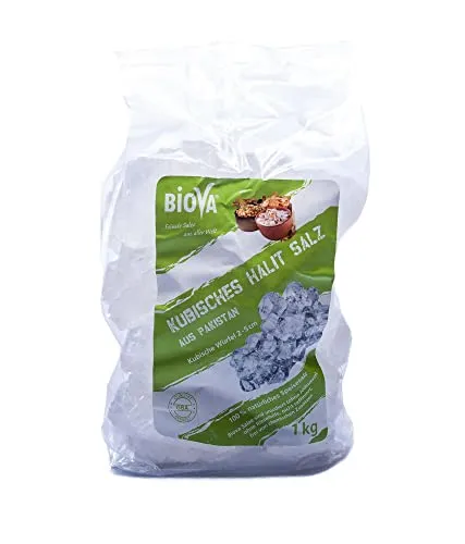 Biova Kubisches Halit Salz, Brocken, 2-5cm 1kg