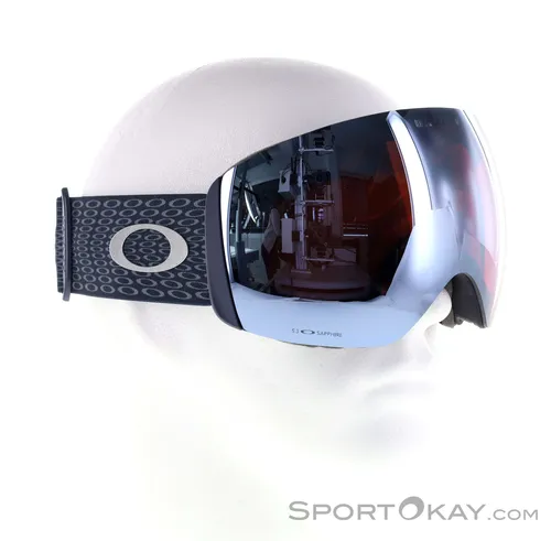 Oakley Flight Deck L Skibrille in Blau - Die Oakley Flight Deck L Skibrille bietet ein maximales Sichtfeld im modernen Pilot-Visier-Design. Mit schnellem Glaswechsel und optimalem Schutz vor Elementen ist sie ideal für unvergessliche Tage auf der Piste.