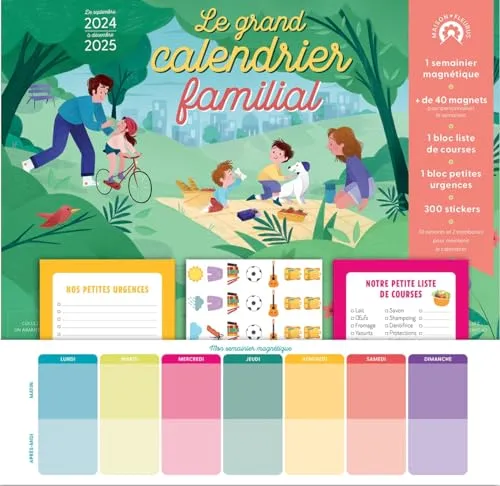 Le grand calendrier familial 2024-2025