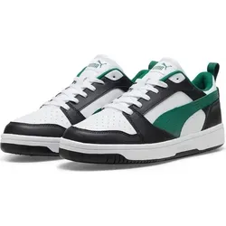 Puma Rebound v6 M Schuhe 392328 23 - Weiß - Größe 44,5 - Sneaker aus hochwertigem synthetischen Obermaterial mit SOFTFOAM+ Innensohle für besten Komfort und Dämpfung. Ideal für sportliche Aktivitäten und lässige Looks.