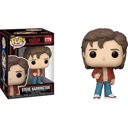 FUNKO POP! Vinyl Figur Stranger Things - Steve Harrington 1779 - Entdecke die detailreiche FUNKO POP! Figur Steve Harrington aus Stranger Things. Mit ca. 9,5 cm Höhe ist sie ideal für Sammler und Fans. Hochwertiges Vinyl und in einer Präsentationsbox verpackt.