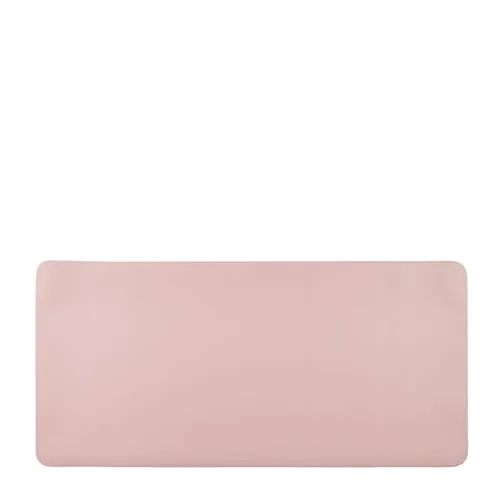 SPRINTIS Schreibtischunterlage 90 x 43 cm, rosa, rutschfest, abwischbar und langlebig, edles Design aus hochwertigem PU-Leder für Büro und Zuhause