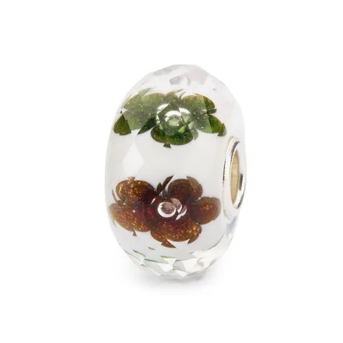 Trollbeads Bead Blumen im Schnee, TGLBE-30075