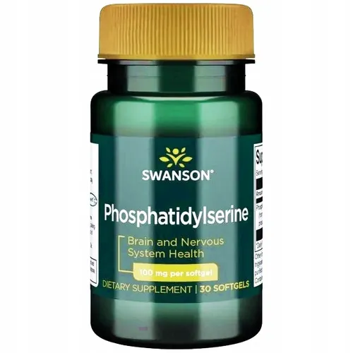 SWANSON Phosphatidylserin Kapseln für Gedächtnis und Konzentration - Hochwertige Phosphatidylserin Kapseln von Swanson, ideal zur Unterstützung der geistigen Leistungsfähigkeit. 30 Kapseln mit geprüfter Qualität für den täglichen Einsatz.
