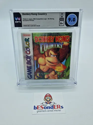 Donkey Kong Country - WATA 9.0 B+ Red Strip - Nintendo Gameboy Color - No VGA