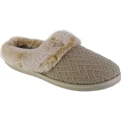 Skechers Cozy Campfire Hausschuhe für Damen - Beige - Größe 36 - Bequeme Hausschuhe für Damen in Beige, ideal für entspannte Stunden zu Hause. Der Slip-On-Verschluss sorgt für einfaches An- und Ausziehen.
