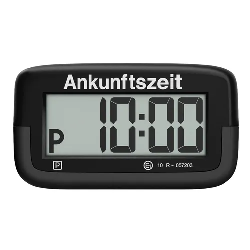 Needit elektronische Parkscheibe Park Micro I kompakte, Digitale Parkuhr Schwarz