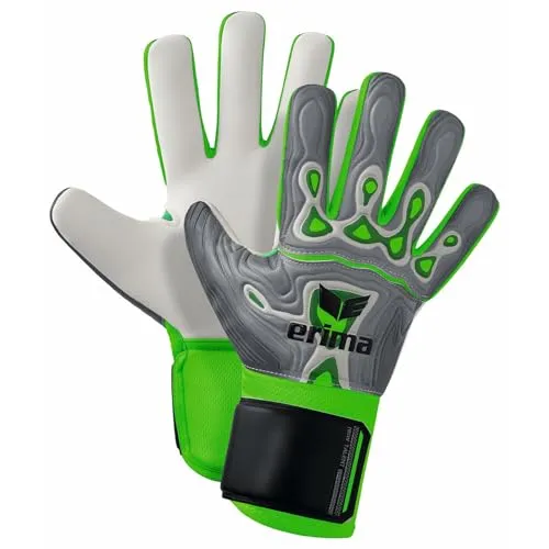 Erima Unisex – Erwachsene Flex-Ray New Talent 2.0 Torwarthandschuh (7222401), grau/green, 7