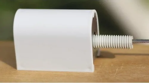 Universal Seilspann-Bausatz für Seilspann-Sonnensegel (max. 7 m) - Sonnenschutz-Befestigung aus robustem Edelstahl und Kunststoff, ideal für einfaches und sicheres Spannen von Sonnensegeln bis 7 m.