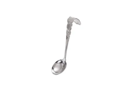GRÄWE ostfriesischer Sahnelöffel, Edelstahl, Serie Rosendekor - Sonstiges Besteck mit elegantem Rosendekor, gebogenem Griff und spülmaschinengeeignet. Ideal für stilvolle Desserts und Kaffeemomente.
