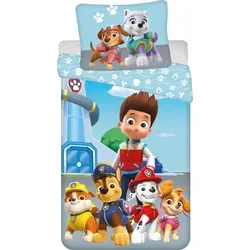 Jerry Fabrics Paw Patrol Kinderbettwäsche - Bettwaren-Set für Kinder mit Paw Patrol Motiven, 100% Baumwolle, kuschelig weich und langlebig, ideal für süße Träume und als Geschenk zu besonderen Anlässen.