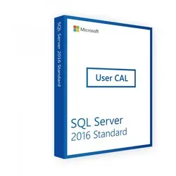 Microsoft SQL Server 2016 User CAL | Zertifiziert - Lizenz für Microsoft SQL Server 2016, ermöglicht flexiblen Zugriff für Benutzer auf die Datenbank von verschiedenen Geräten. Ideal für Unternehmen jeder Größe, die eine effiziente Datenverwaltung suchen.