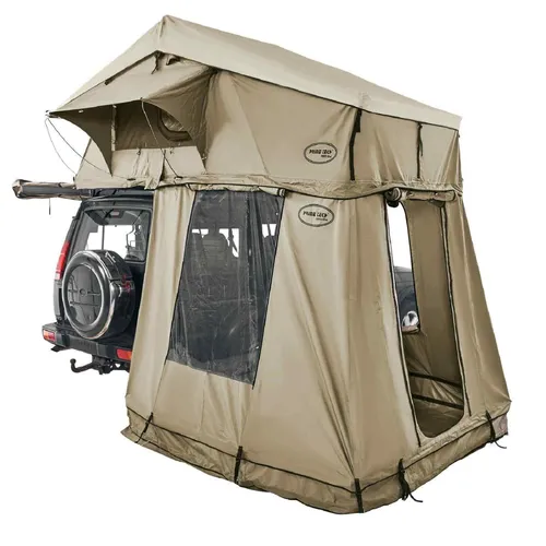 Prime Tech Autodachzelt Extended L + Vorzelt (beige)
