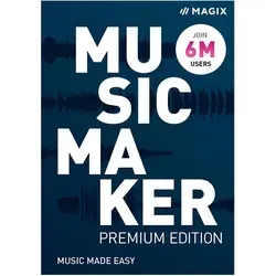MAGIX Music Maker Premium 2022 – Musiksoftware für Einsteiger - Produzieren Sie Ihre eigene Musik mit MAGIX Music Maker Premium 2022. Intuitive Benutzeroberfläche, massive Beats und KI-gestützte Funktionen machen das Musikmachen zum Kinderspiel – ganz ohne Vorkenntnisse!