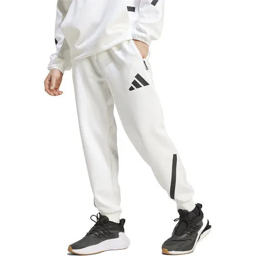 adidas Men's New Z.N.E. Hose White L - Herren-Trainingshose mit lockerem Schnitt, elastischem Bund und hohem Tragekomfort, ideal für Training und Freizeit.