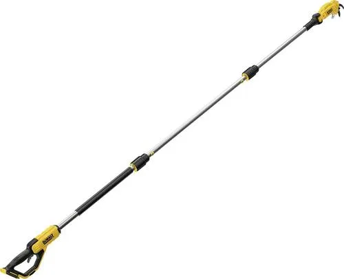 DEWALT DCMPP569N-XJ Akku-Hochentaster - Leistungsstarke Akku-Stabastschere für die Baumpflege mit 3m leichtem Aluminium-Stabsystem, ideal für komfortables Arbeiten und bis zu 1.000 Schnitte in 10 mm Birkenholz.