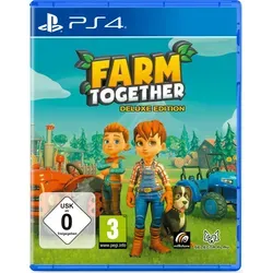 Farm Together - Deluxe Edition für PS4 - Simulation Spiel für die PlayStation 4, ideal für entspannte Landwirtschaftserlebnisse mit Freunden, ohne Regionalsperre und USK ab 0 Jahren.