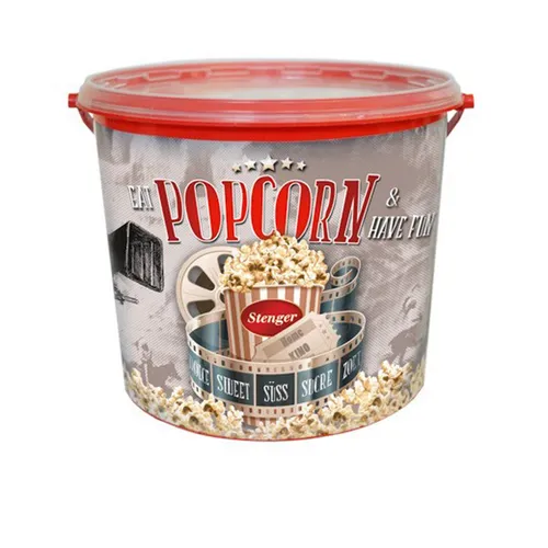 Stenger Popcorn Süß Popcorneimer Fun 250g - Leckeres süßes Popcorn für den perfekten Filmabend, ideal für Snacks und Partys!