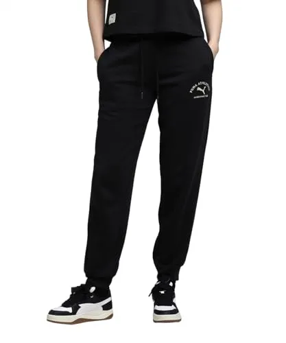 PUMA Trainingshose CLASS COMFORT SWEATPANTS FL CL - Trainingshose aus der PUMA Class Kollektion, hergestellt aus mindestens 50 % recycelten Materialien, vereint klassischen Sportstyle mit modernem Design für nachhaltige Eleganz.