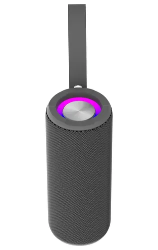 Denver BTV-21 Bluetooth Lautsprecher mit LED-Farben - Kabelloser Lautsprecher mit 3 Stunden Spielzeit, 2x 50 Watt Leistung und 6 LED-Lichtmodi für die perfekte Partystimmung.