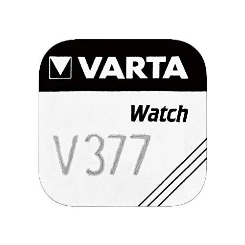 VARTA Watch Knopfzelle Uhrenbatterie Silberoxid V377 SR66 SR626 SG4 1er Blister