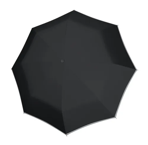 doppler® Taschenregenschirm Mini Light Up Umbrella, Black - Taschenschirm mit LED-Beleuchtung, kompakt und leicht, ideal für unterwegs und sorgt für Sichtbarkeit bei Dunkelheit.