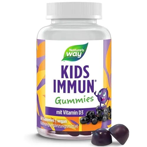 Vitamin Gummibärchen für Kinder ab 4 Jahren - Multivitaminpräparate & Mineralien: Stärken Sie das Immunsystem Ihres Kindes mit veganen Gummibärchen, die reich an Vitamin C, D3, Selen und Zink sind - ideal für gesunde Kids!