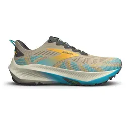 Brooks Ghost Trail Herren Laufschuh - Beige, Größe 10.5 - Laufschuhe für Herren, ideal für Trailrunning, mit atmungsaktivem Mesh-Obermaterial und optimalem Komfort für lange Strecken.