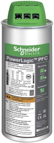 Schneider Electric Folienkondensator 30,9/37,1 kvar - VarplusCan HDuty-Kondensator, ideal für industrielle Anwendungen mit hoher Effizienz bei 525 V und 50/60Hz.