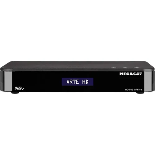 Megasat HD 935 Twin V4 - Leistungsstarker Twin-Sat-Receiver - TV-Receiver mit Twin-Tuner, SAT>IP Client & Server, PVR-Funktion für gleichzeitige Aufnahme und Wiedergabe - ideal für Multiscreen-Entertainment!