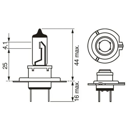 Bosch Glühlampe, Hauptscheinwerfer Ultra White DBL 1 987 301 441