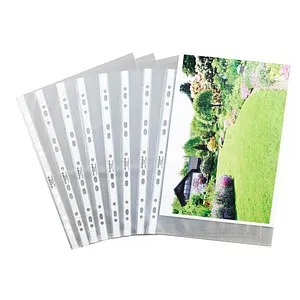 DURABLE Prospekthüllen 2672 BUSINESS DIN A4 glasklar glatt 0,05 mm, 100 St.