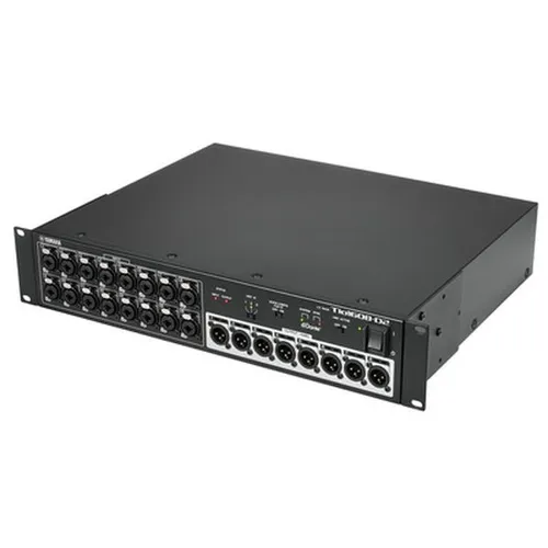 Yamaha TIO 1608-D2 Stagebox - Audio-Interface mit 16 Mic/Line-Eingängen und 8 Line-Ausgängen, bietet hohe Flexibilität und Fernsteuerung für TF- und DM3-Konsolen, ideal für große Installationen.