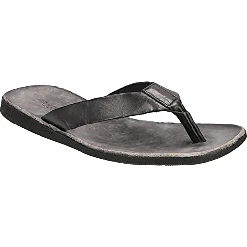 Brador Sandalette 46-140 aus Glattleder für Herren, Schwarz, EU 42 - Hochwertige Sandalette aus Glattleder für stilvolle Sommerlooks. Bequemes Innenfutter aus Leder sorgt für angenehmen Tragekomfort.