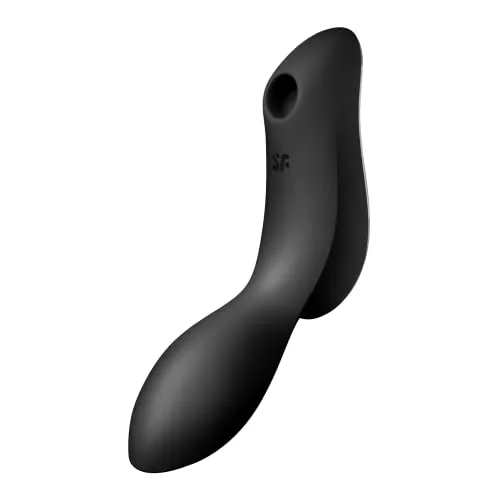 Satisfyer, Druckwellenvibrator, Curvy Trinity 2, 17 cm, 3 Motoren, vielseitig verwendbar, Druckwellen und Vibration
