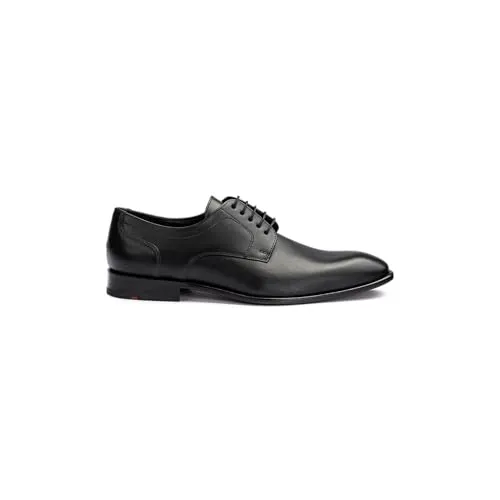 LLOYD Herren Schnürschuhe Leno 110 schwarz EU-Größe 42 - Eleganter Derby-Schnürschuh mit atmungsaktiver 1/2-Ledersohle und Ziernähten, perfekt für Business und besondere Anlässe.