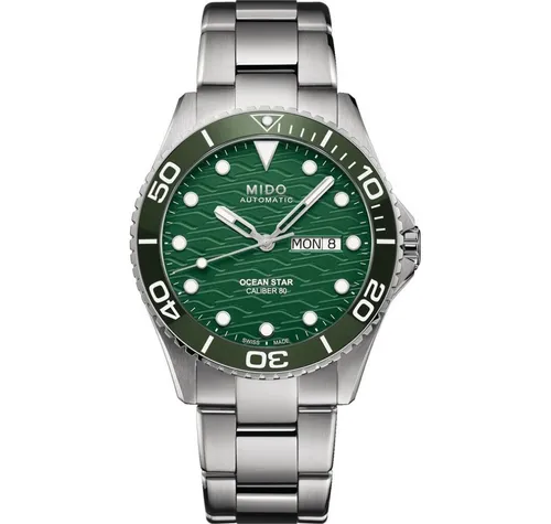 Herrenuhr Mido – Elegante Automatik mit Saphirglas - Herrenuhr aus Edelstahl, wasserdicht bis 20 atm, mit automatischem Uhrwerk und stilvollem Design. Inklusive Markenetui für den perfekten Auftritt.