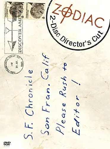 Zodiac - Die Spur des Killers - Director's Cut (2 DVDs) - Fesselnder Thriller über einen Serienkiller, freigegeben ab 16 Jahren, perfekt für Liebhaber spannender Krimis.