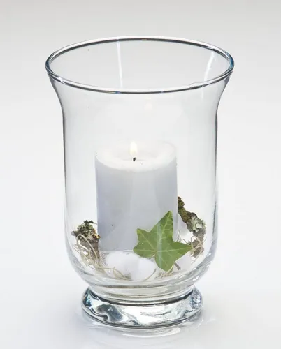 Sandra Rich Windlicht Promo 6er Set - Elegante Windlichter aus klarem Glas, Höhe 19cm, ideal für stimmungsvolle Beleuchtung in jedem Raum.