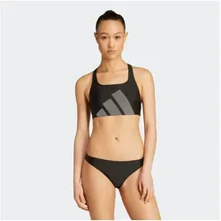 ADIDAS Damen Bikini Big Bars - Sportliches Set mit C-förmigem Rücken - Dieser adidas Bikini kombiniert Stil und Funktion. Das Racerback-Oberteil sorgt für einen sicheren Sitz beim Schwimmen oder am Strand. Perfekt für aktive Tage und entspannte Momente.